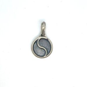 David Yurman Ying and Yang Amulet Sterling Silver Estate DY572